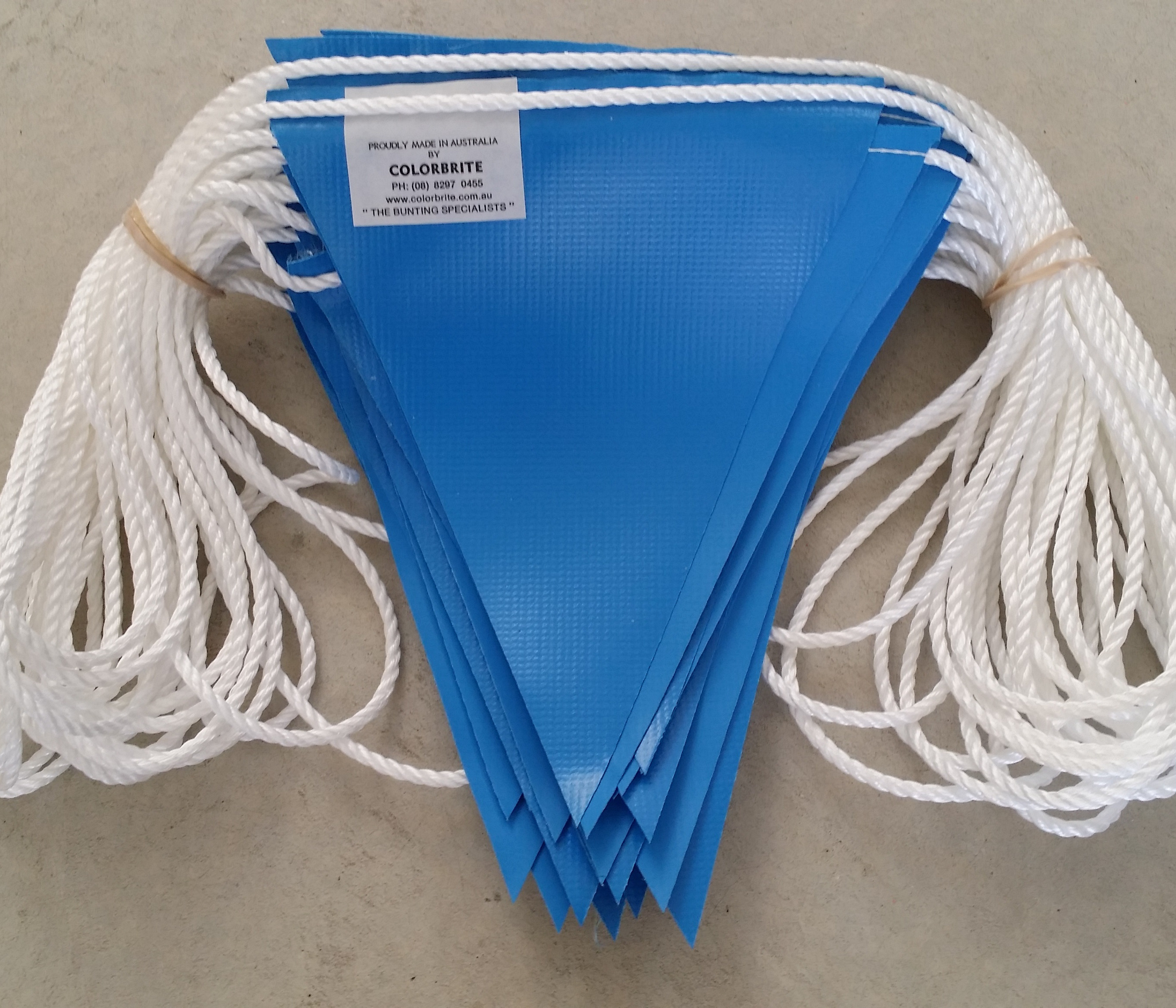 Light Blue Safety Bunting
