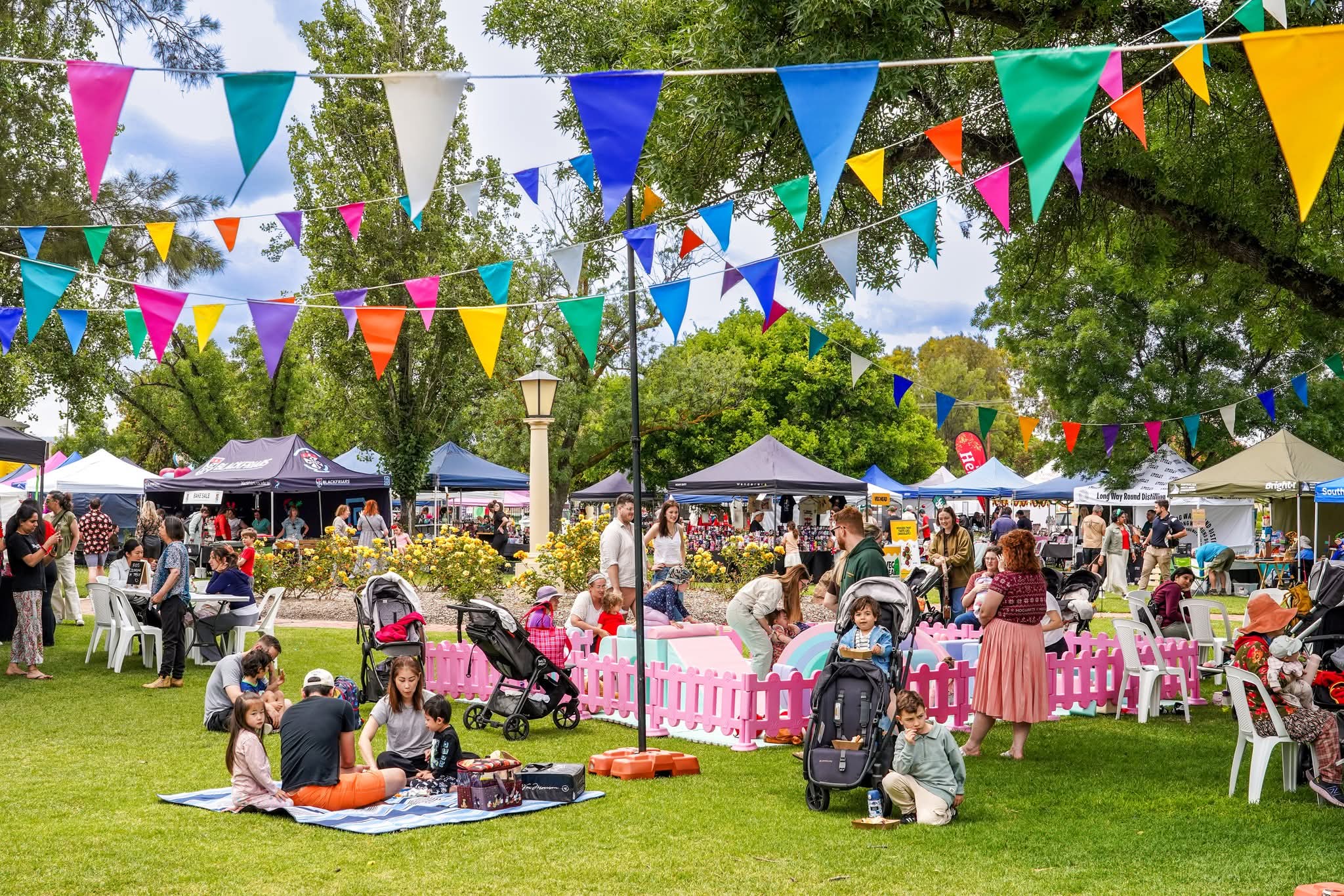 Party celebration bunting. Make your event colourful and exciting with Jazz