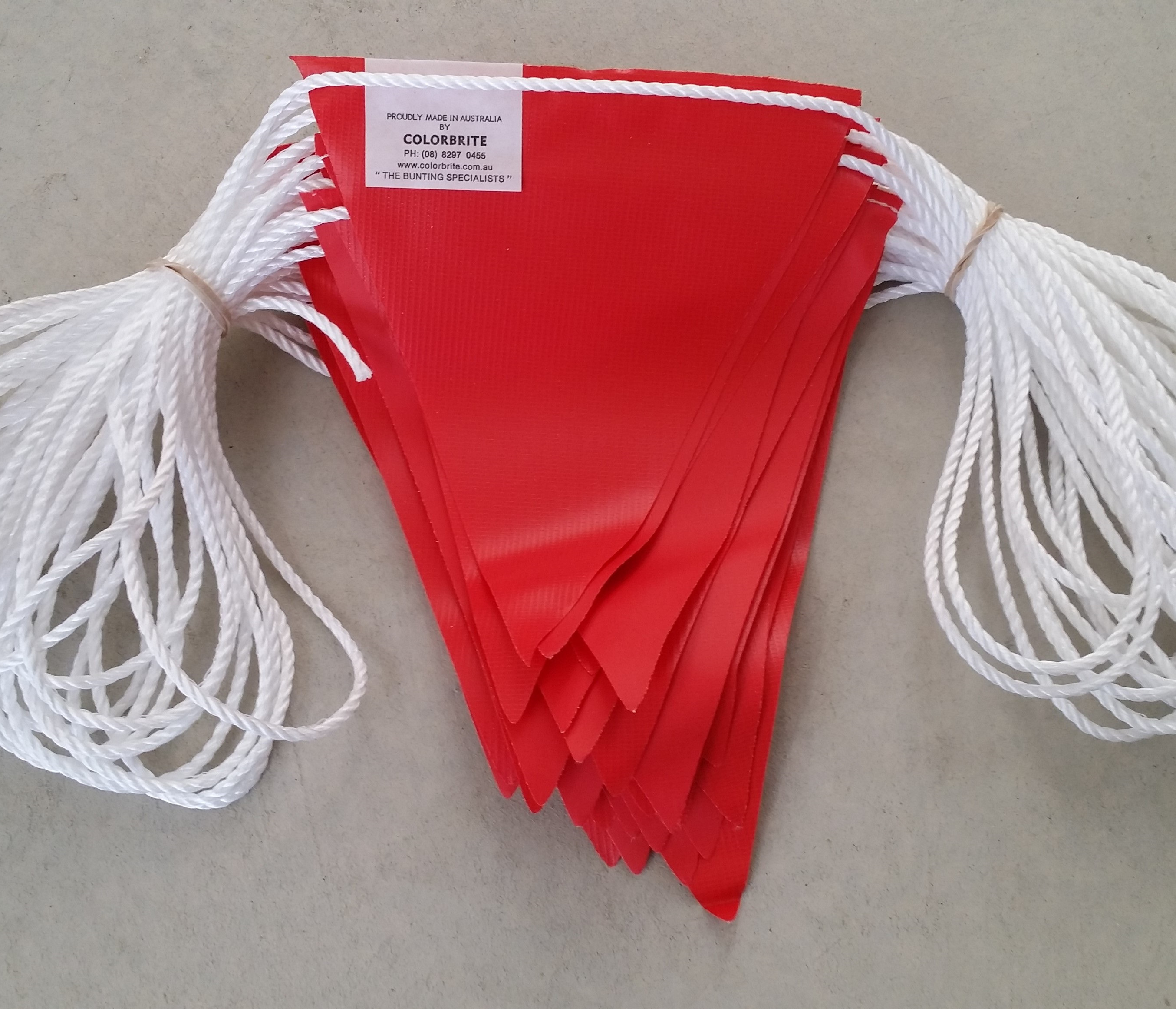 Red Safety Bunting