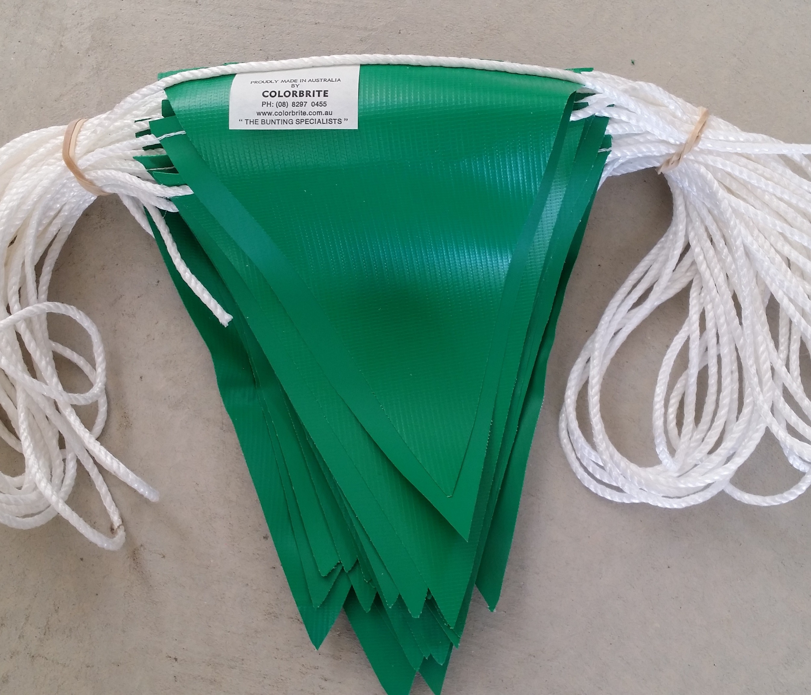 Green Safety Bunting
