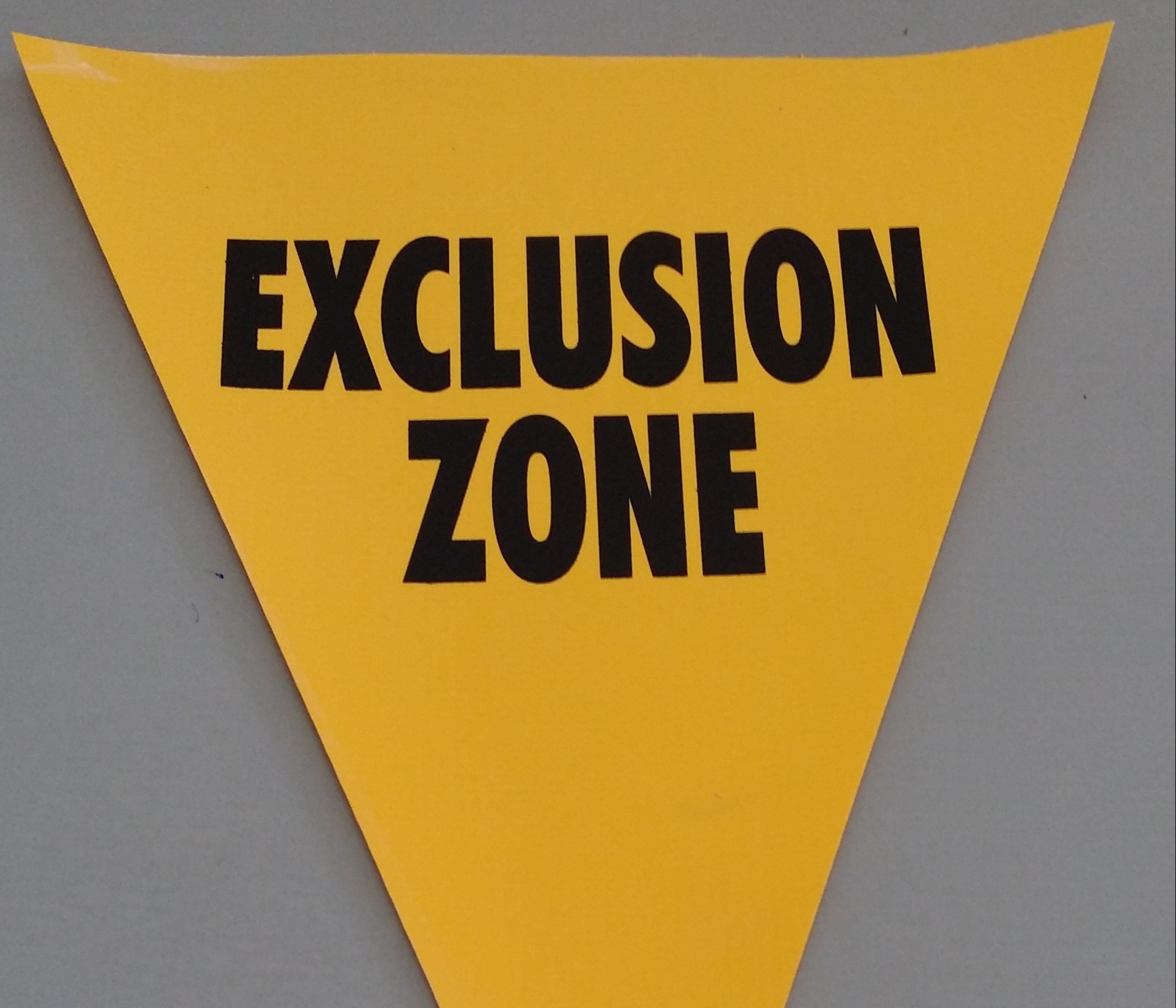 Exclusion Zone (yellow)