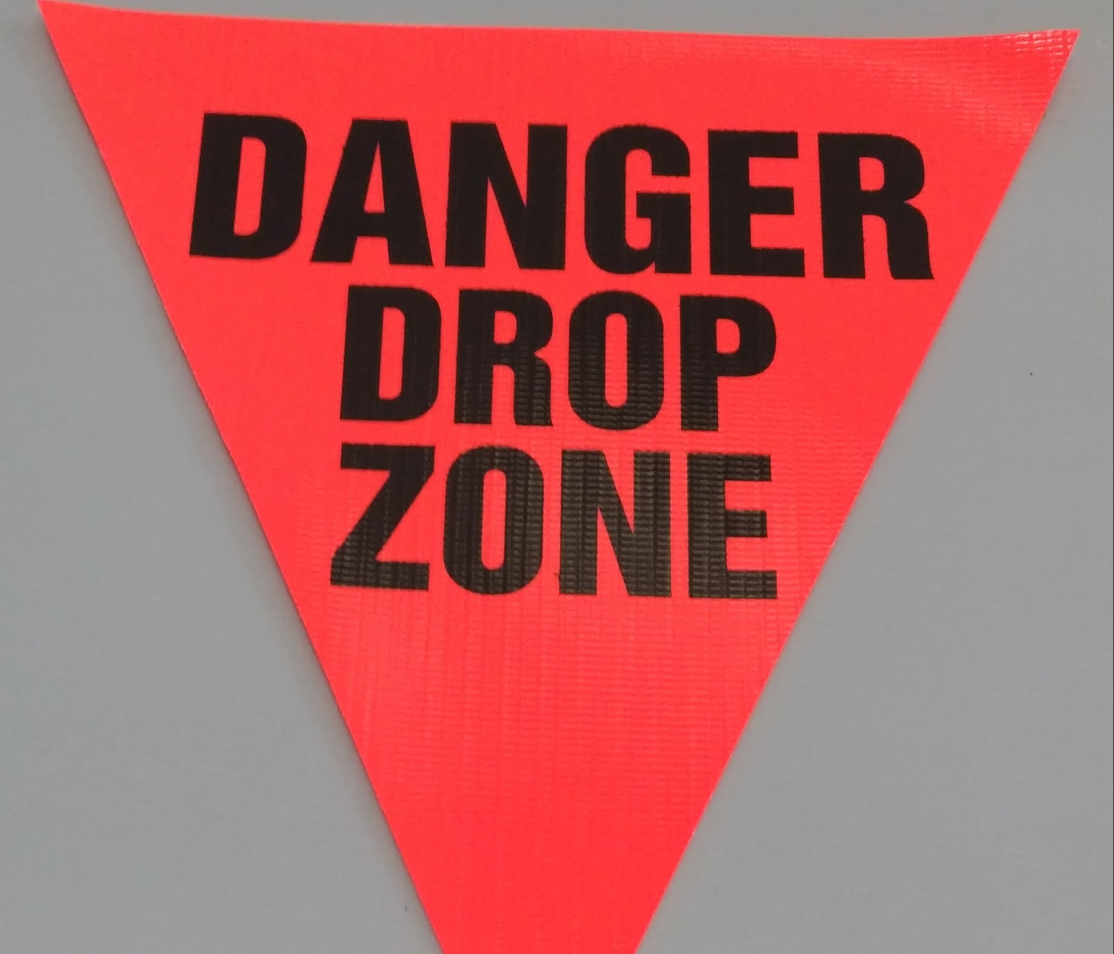 Danger Drop Zone (orange)